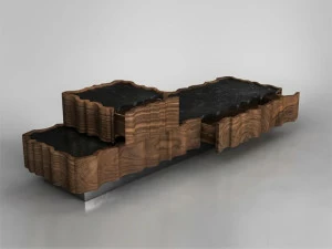 Il Pezzo Mancante Журнальный столик из массива дерева для гостиной Il pezzo 2