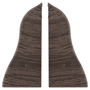 Заглушка для плинтуса Pro Дом 5.5 см ПВХ цвет дуб кремано