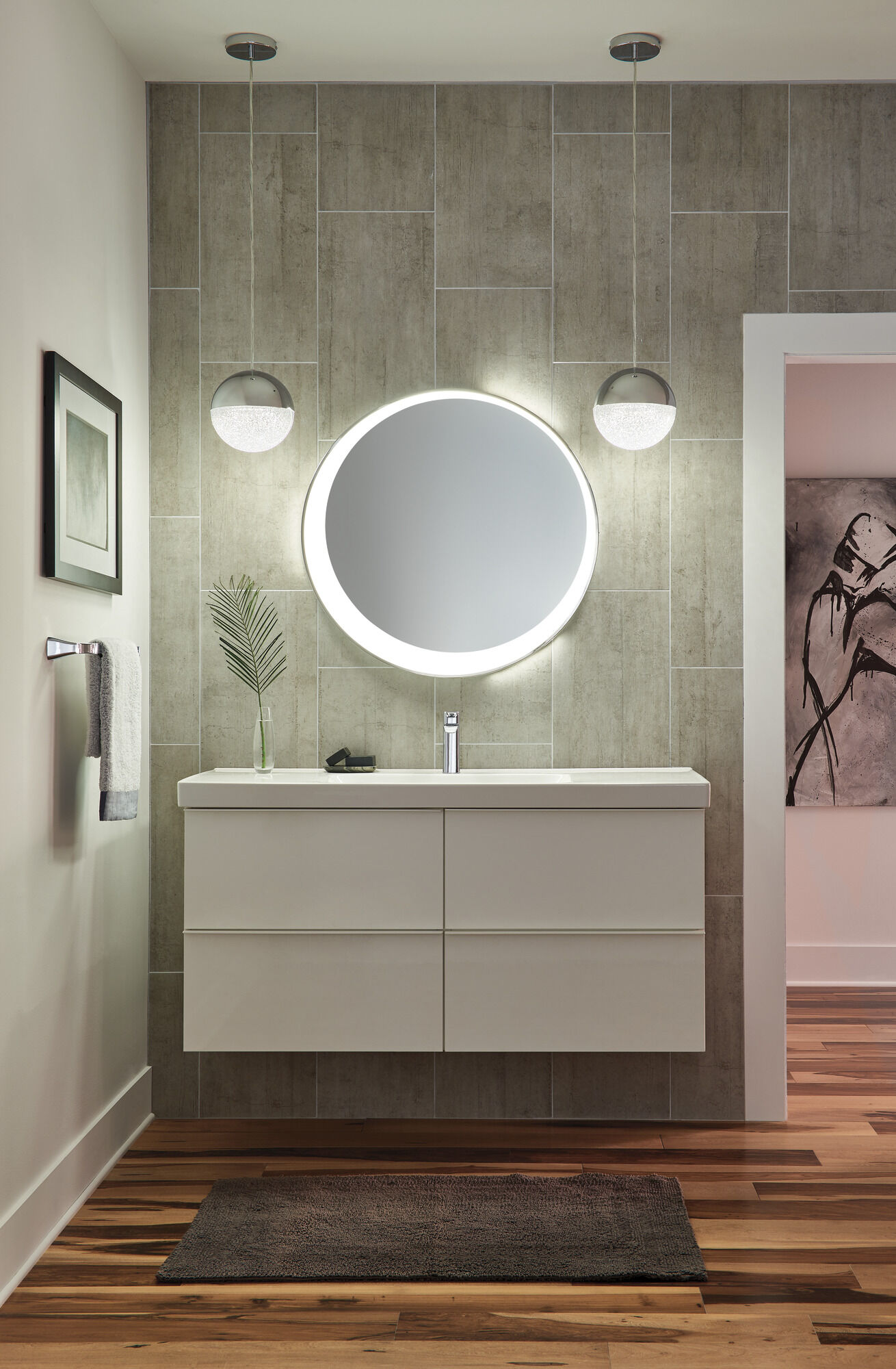 Смеситель для ванной Project-Pack с одной ручкой Delta Faucet MODERN 581LF-PP - Вид №1