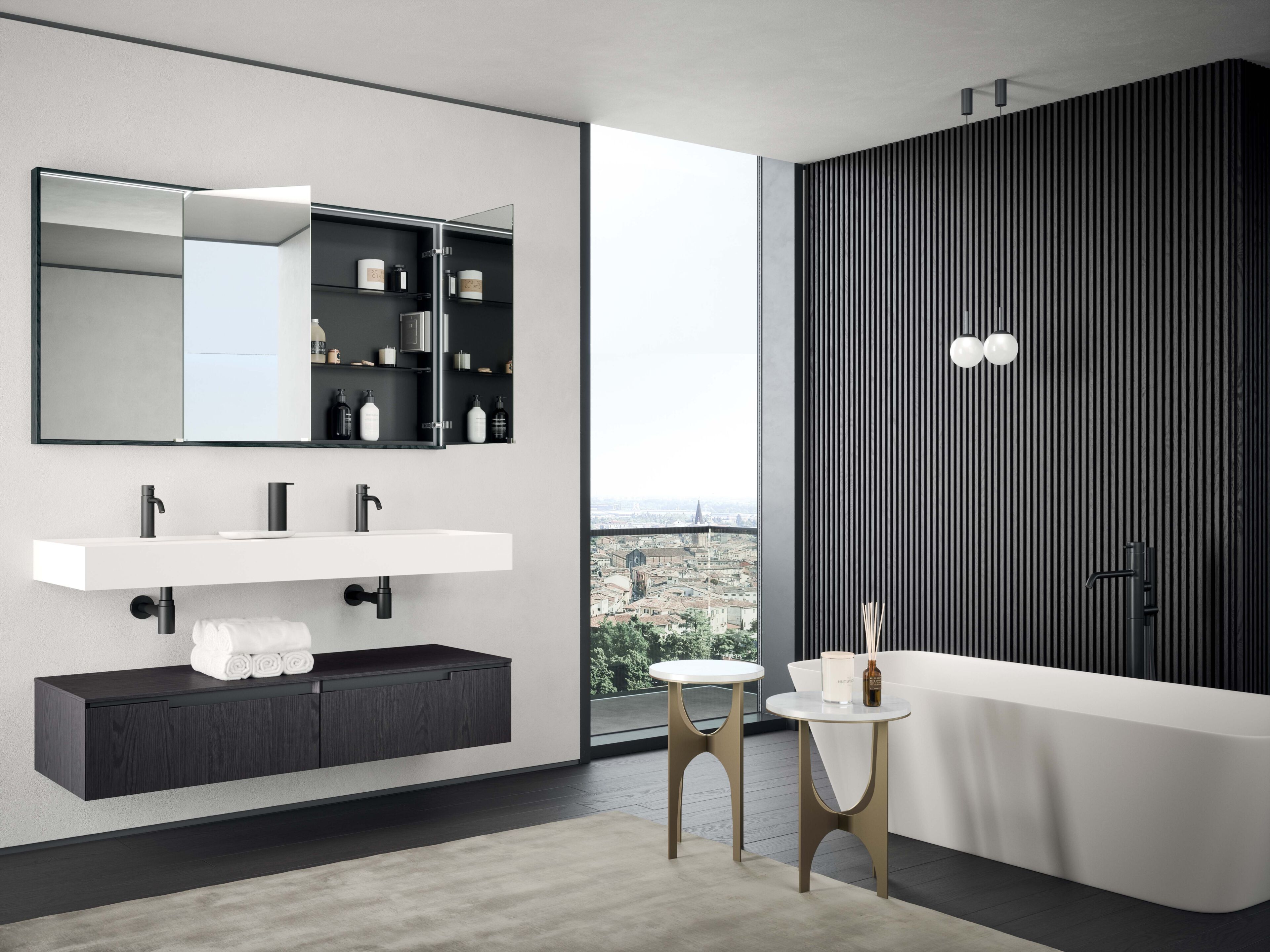 Полная мебель для ванной комнаты OASIS профиль ARCH-00066509 - Вид №1