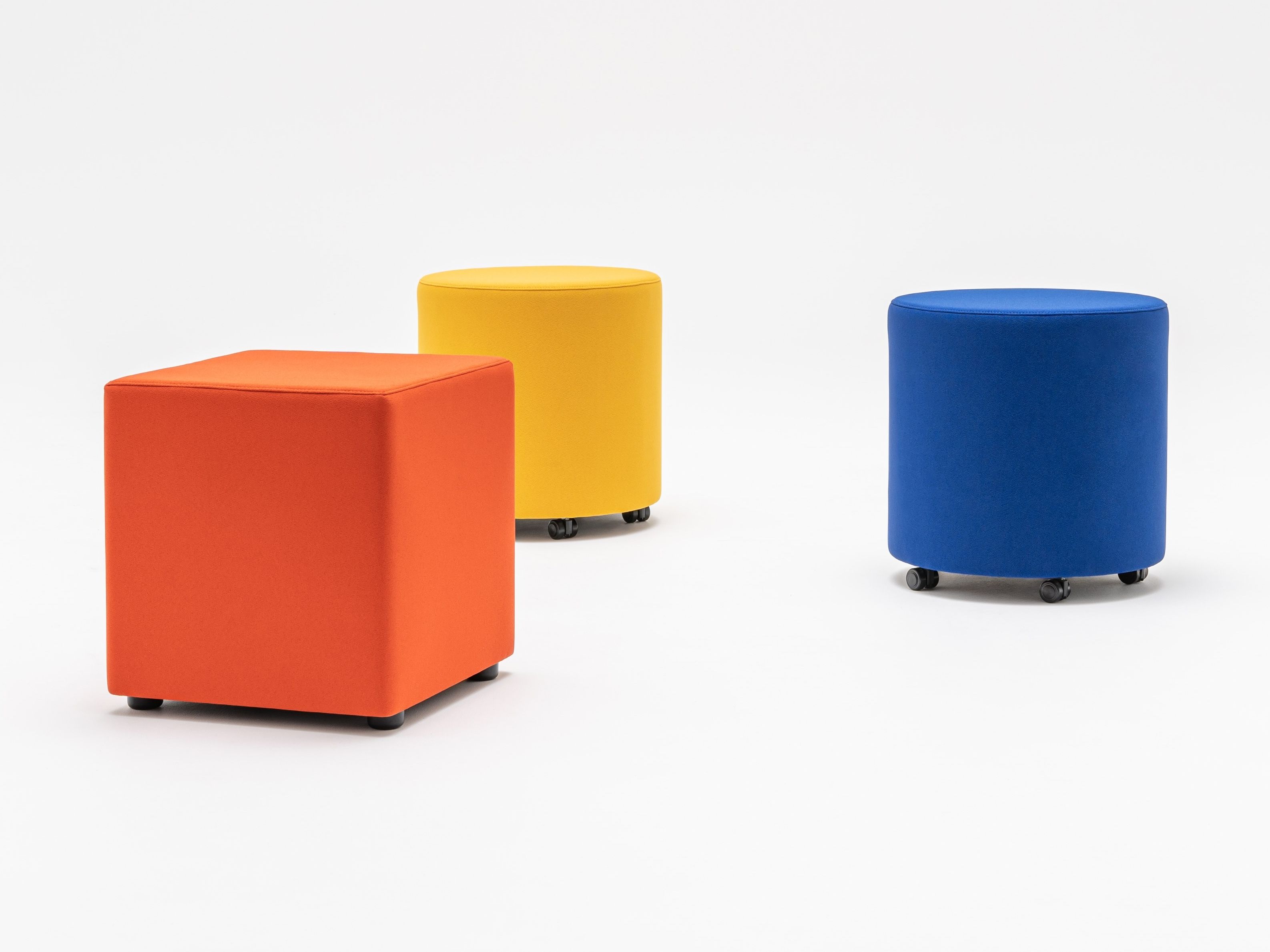 Круглый пуф из ткани MDD Mix ARCH-00032658 - Вид №8