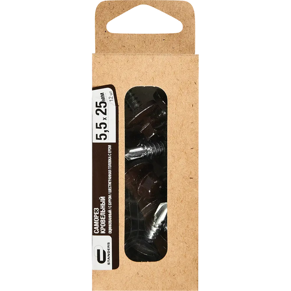 Кровельные саморезы Standers с буром для металлической обрешетки 89213020 STLM-1364838 - Вид №3