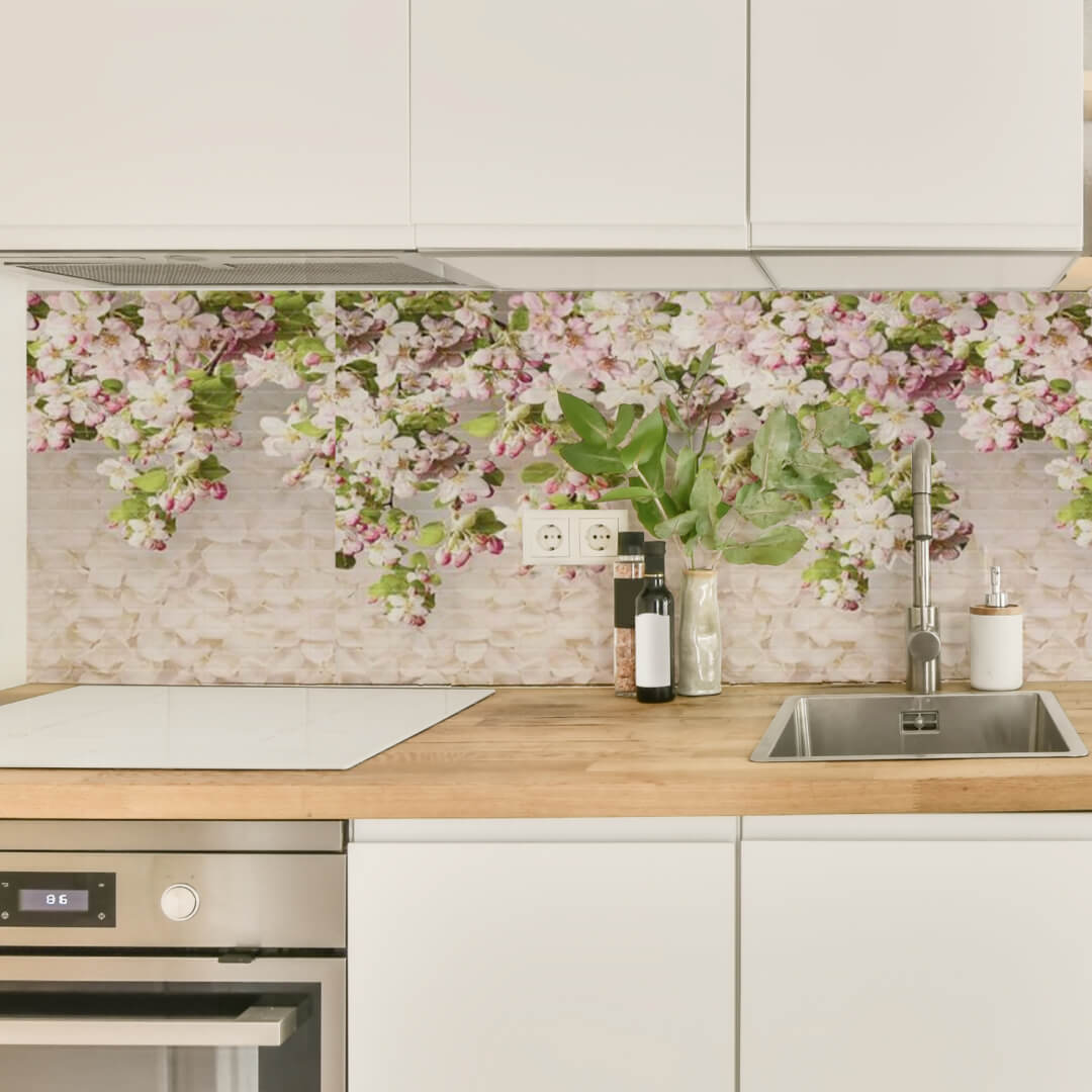 Панель ПВХ 0,3 мозаика Цветущая сирень STELLA STSR-758 - Вид №1