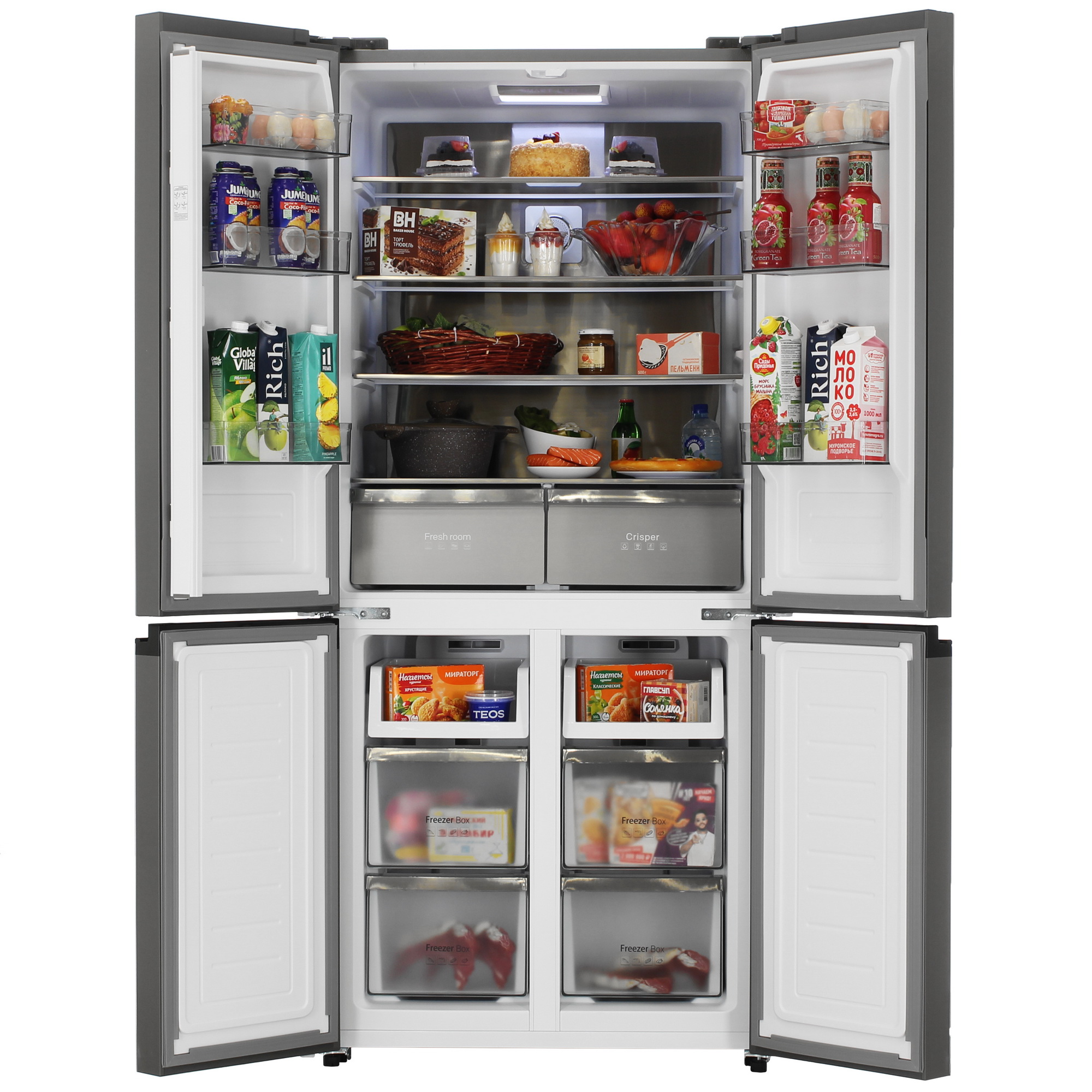 9185840 Холодильник многодверный   Бирюса CD 496 TBG черный STDN-0145553 - Вид №5