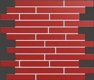 Граните Стоун Ультра мозаика 2 красный 358x300