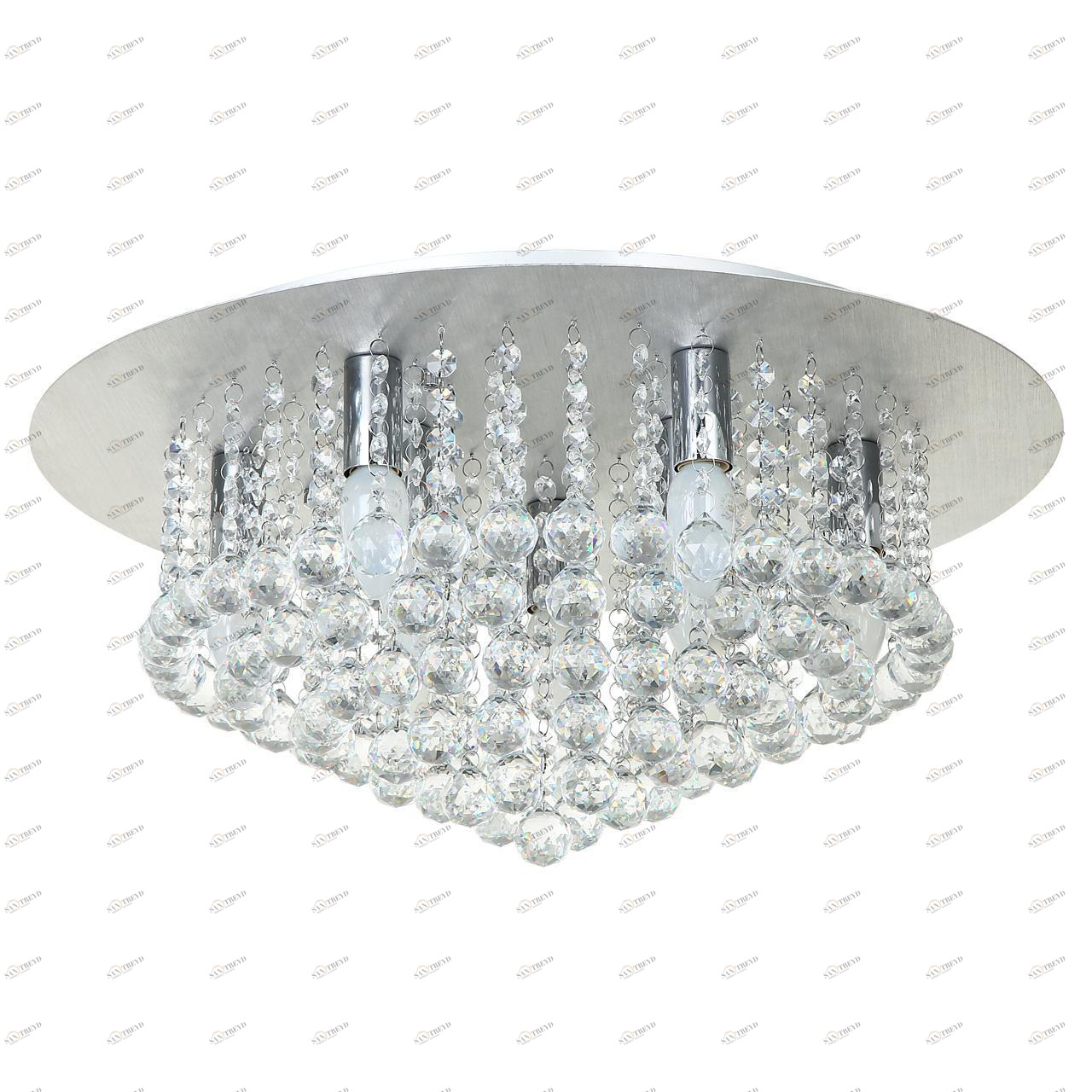 Потолочная люстра MW-Light Венеция 276014409 MW-LIGHT ДИЗАЙНЕРСКИЕ, ВЕНЕЦИЯ 279182 Серебро 
