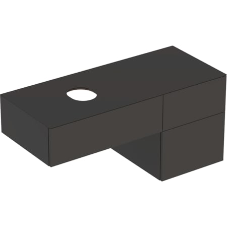 501.189.00.1 Шкафчик для накладной раковины Geberit VariForm, с тремя выдвижными ящиками, полкой и сифоном Geberit  - Вид №5