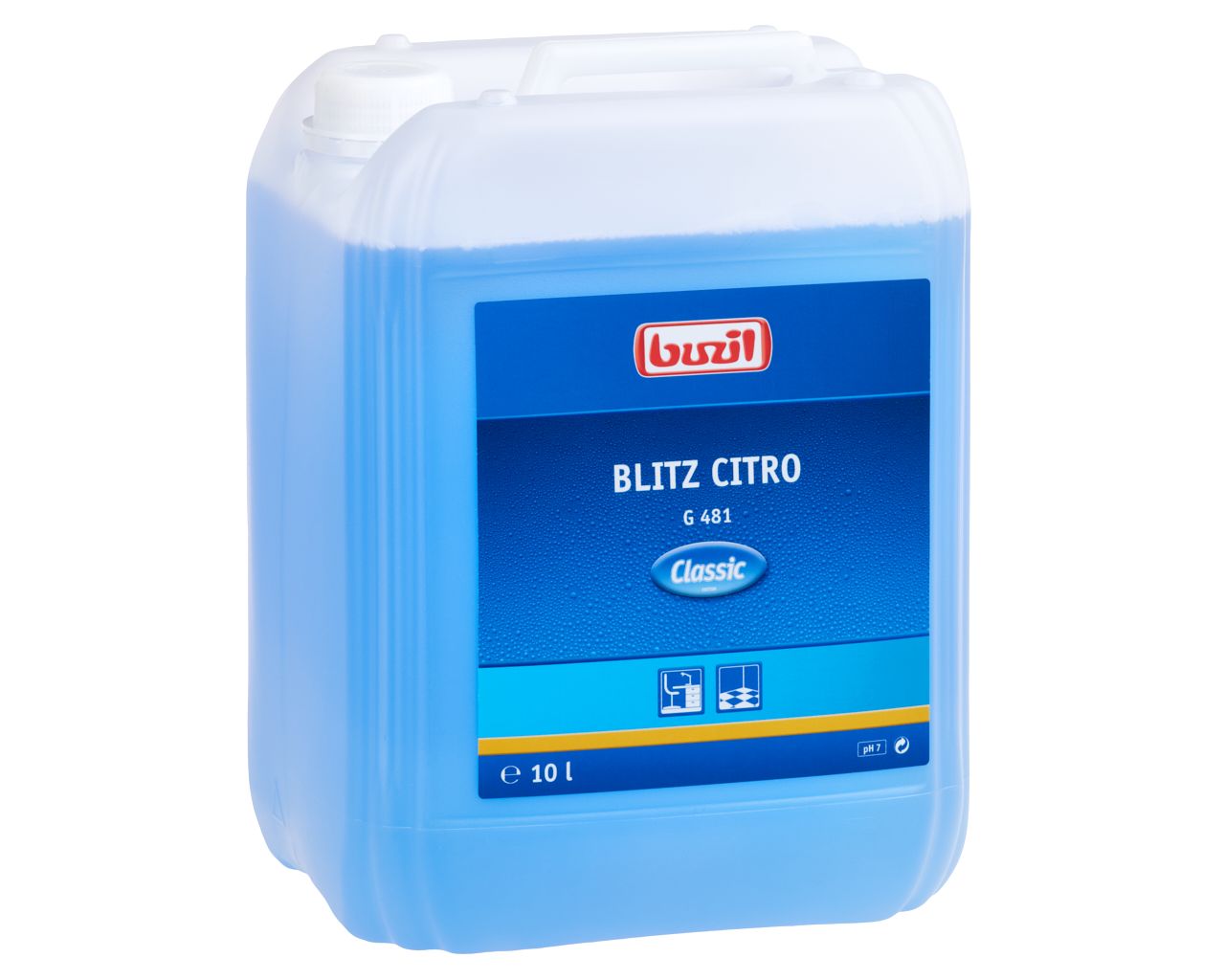 NBU603 G481 Blitz Citro - средство для ежедневной уборки водостойких поверхностей, канистра 10 л Merida 