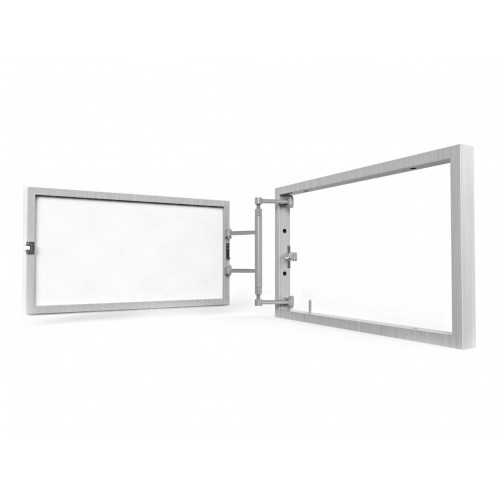 Алюминиевый люк под плитку, распашной, нажимной с регулировкой 400Х250 ВОЗРОЖДЕНИЕ sun-id-1025103 - Вид №3