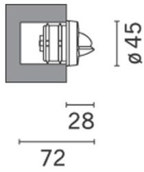 iGuzzini Светодиодная настенная шайба из алюминия Trick sun-id-1480410 - Вид №4