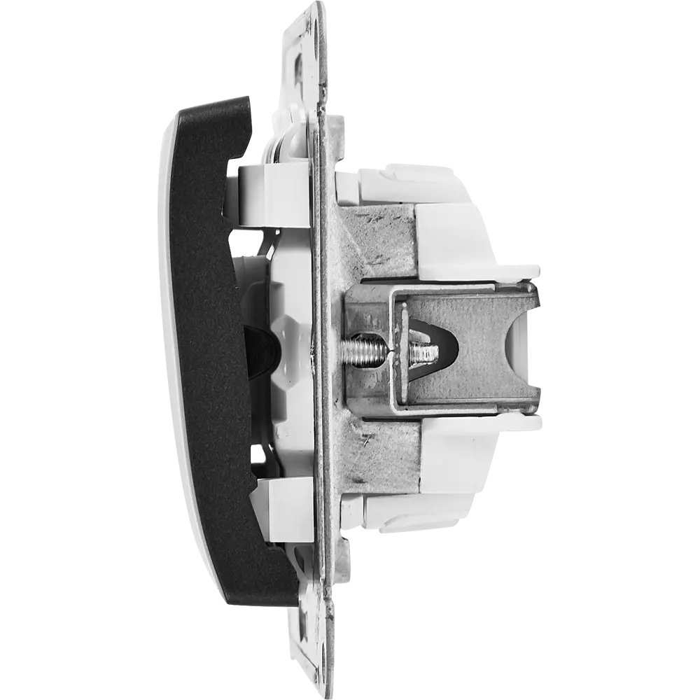 Schneider Electric Glossa — выключатель скрытого монтажа на 1 клавишу, антрацит 87677578 STLM-0074813 - Вид №3