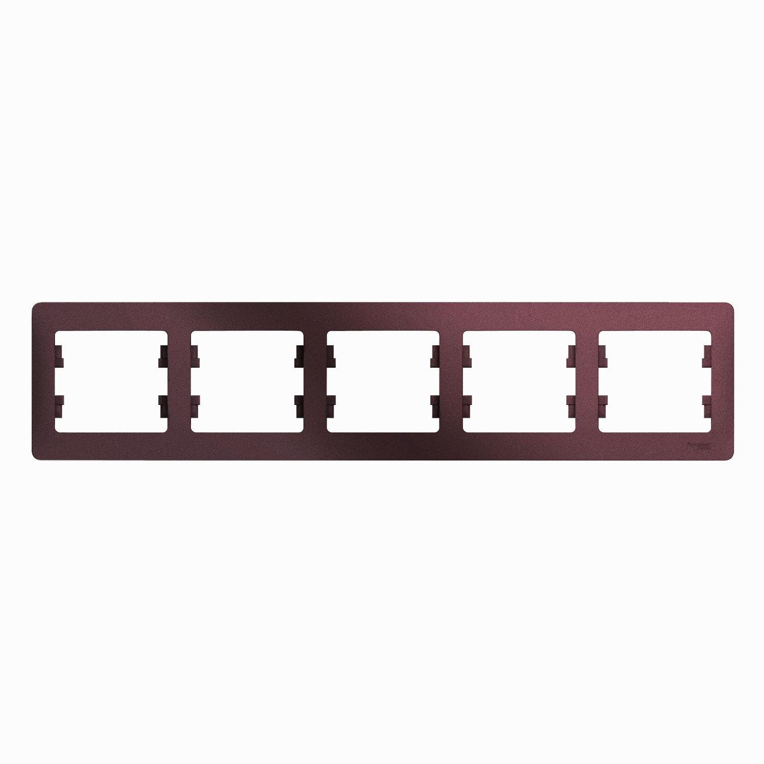 GSL001105 Рамка 5 постов , горизонтальная, баклажановый Schneider Electric Glossa 