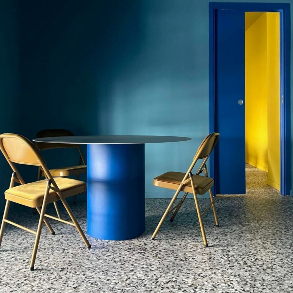 Круглый железный стол Ripa гвоздь ARCH-00109565 - Вид №3