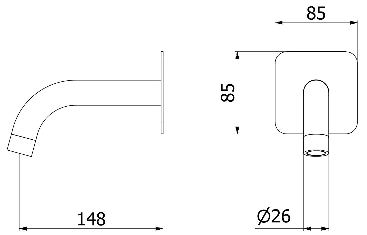 Настенный дозирующий носик IB промышленность ARCH-00005374 - Вид №7