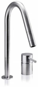 MGS Смеситель для кухни из нержавеющей стали с вытяжным душем F2