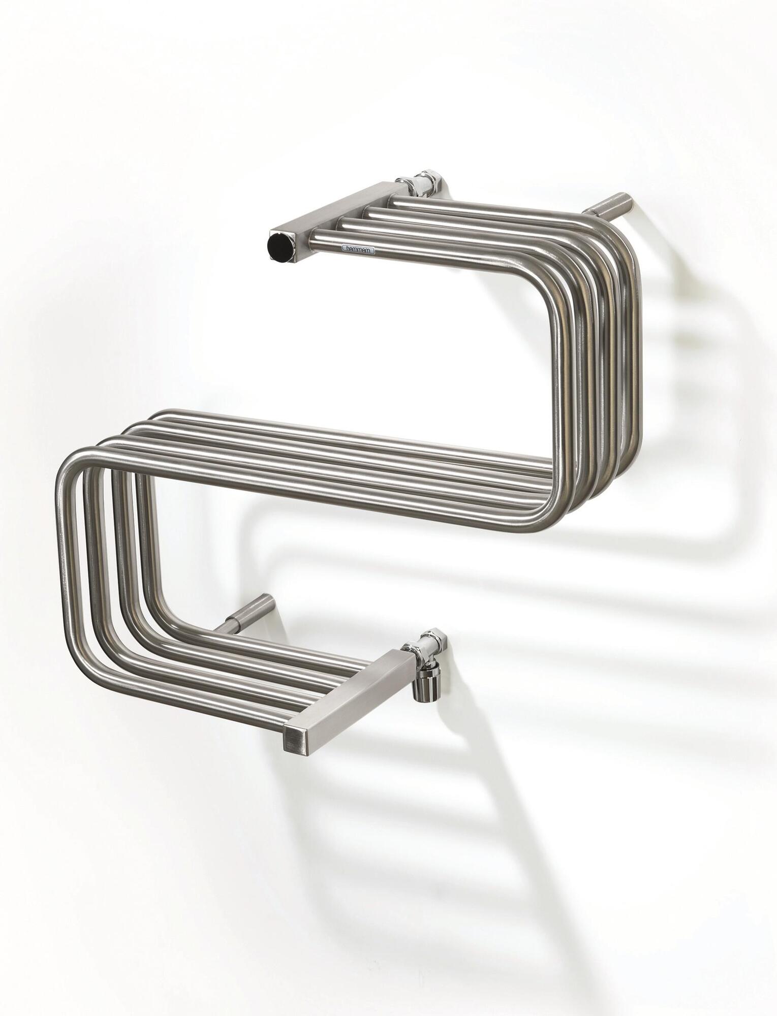 Полотенцесушитель Hammam CAMILLA Stainless steel  комбинированный; электрический или водяной Сталь  - Вид №23