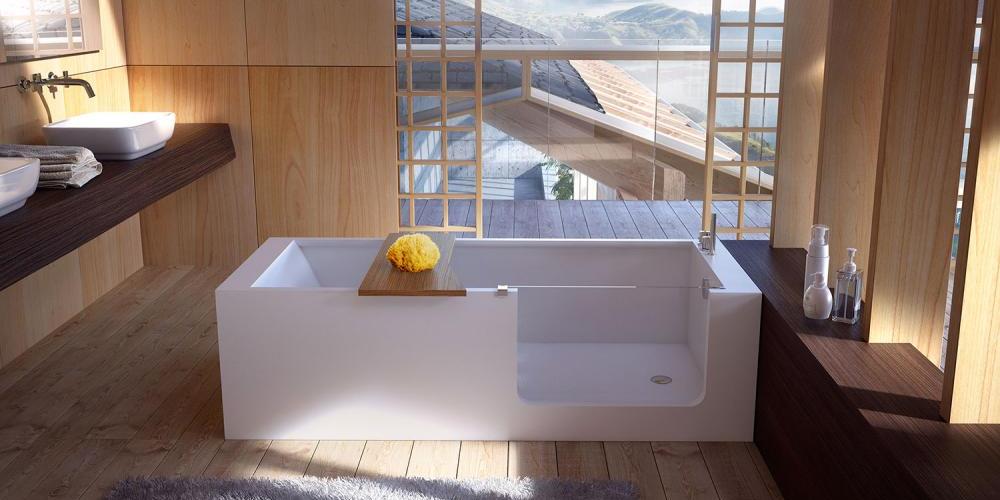 Напольная ванна Elle Bath 160х70 Glass1989 NHD0 - Вид №1