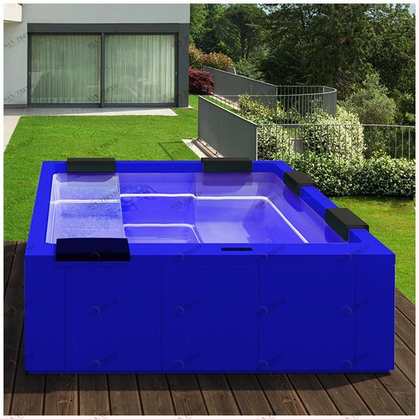 Бассейн Gruppo Treesse Maya Plus-V232I-SI прямоугольный встроенный синий PLUSV232ISI