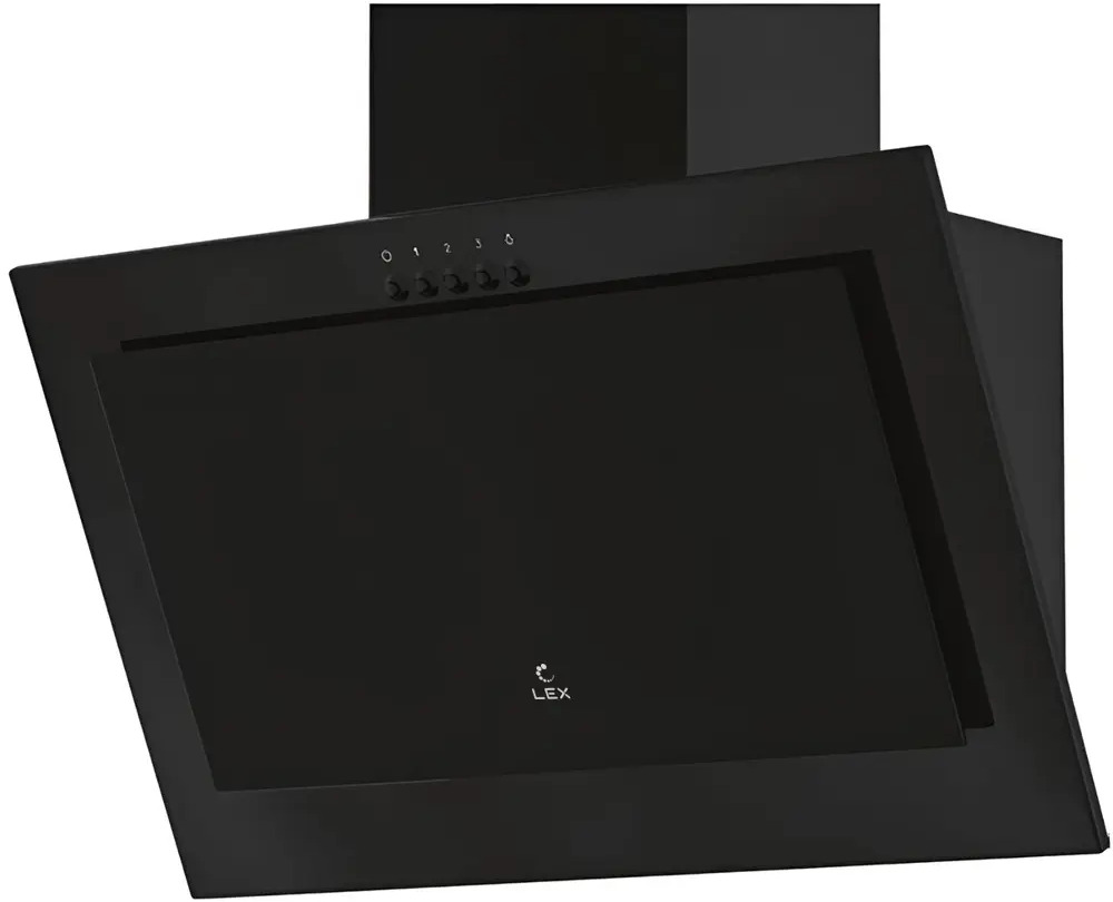 91632926 Наклонная вытяжка Lex CHTI000382 59.5 см цвет черный STLM-0887313