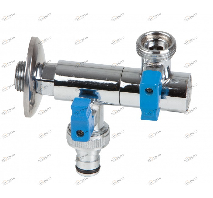 GENEBRE 3061 04 Клапан Bibcock с двумя независимыми выходами 