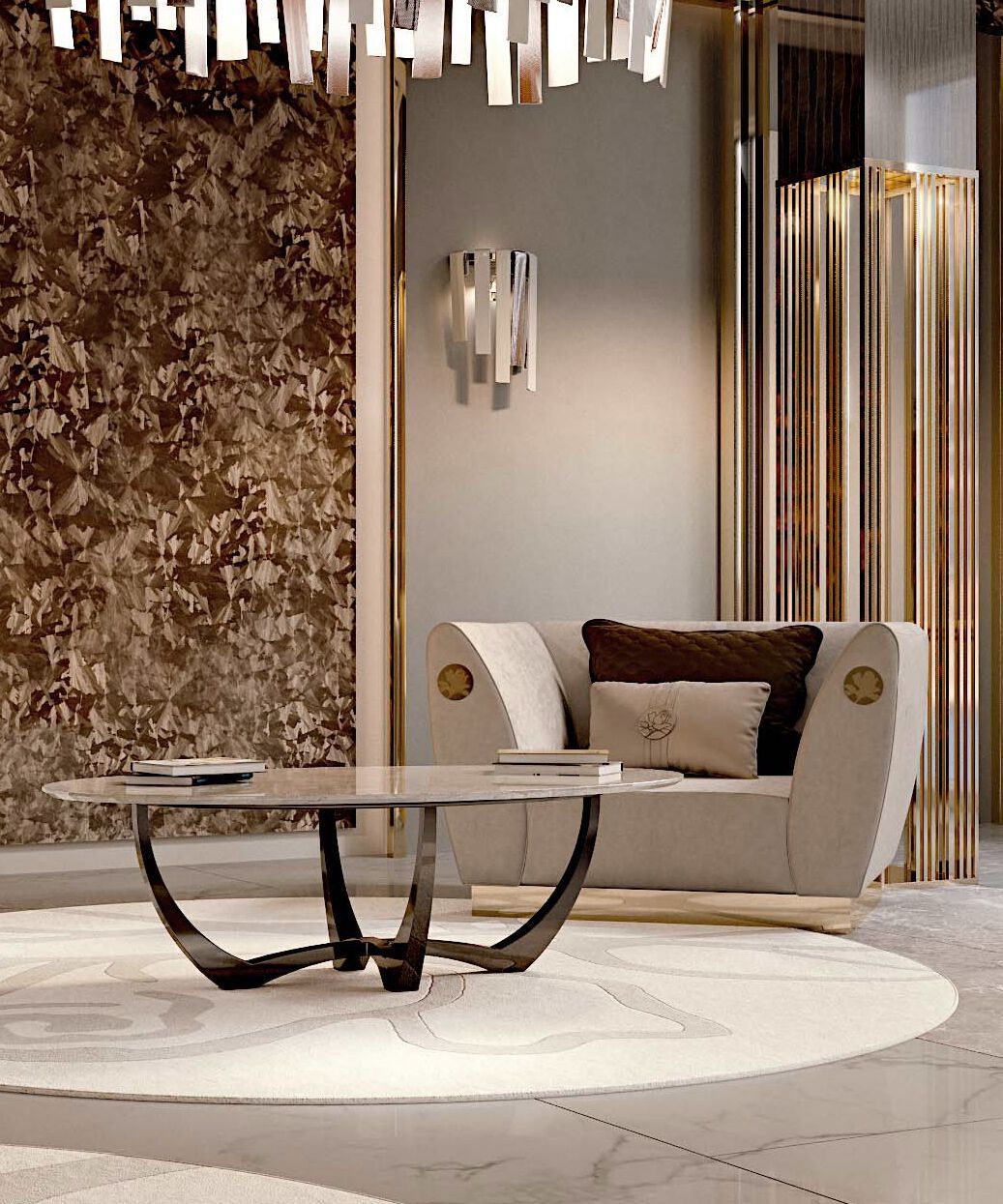 Керамический светодиодный настенный светильник Bizzotto Italia Symphony – Infinity ARCH-00050458 - Вид №1