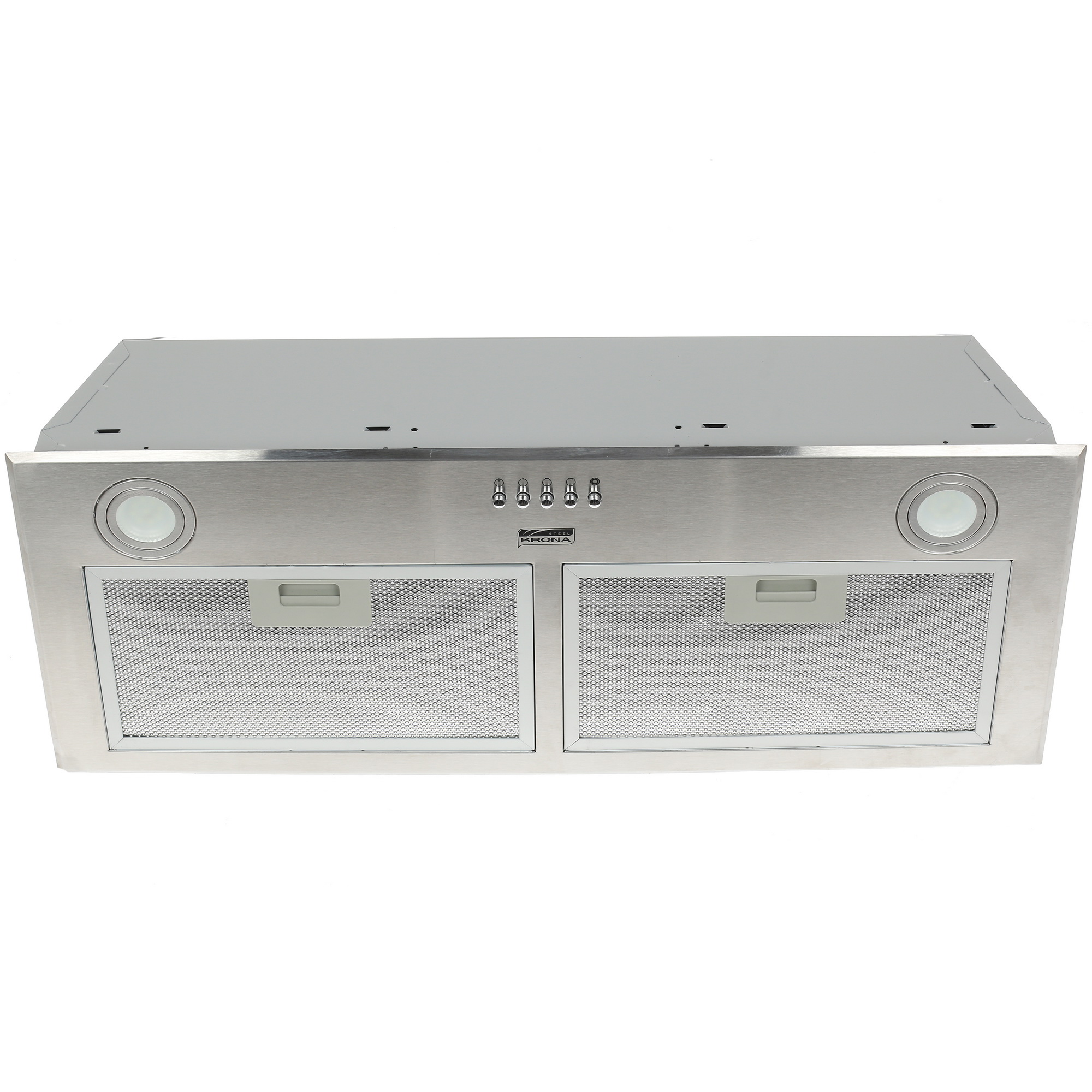 1222075 Вытяжка полновстраиваемая KRONA AMELI 900 inox PB серебристый STDN-0001559 - Вид №1