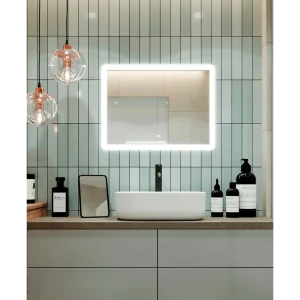 Зеркало для ванной Omega Glass Тип 1 SD34 с подсветкой 60x80 см прямоугольное