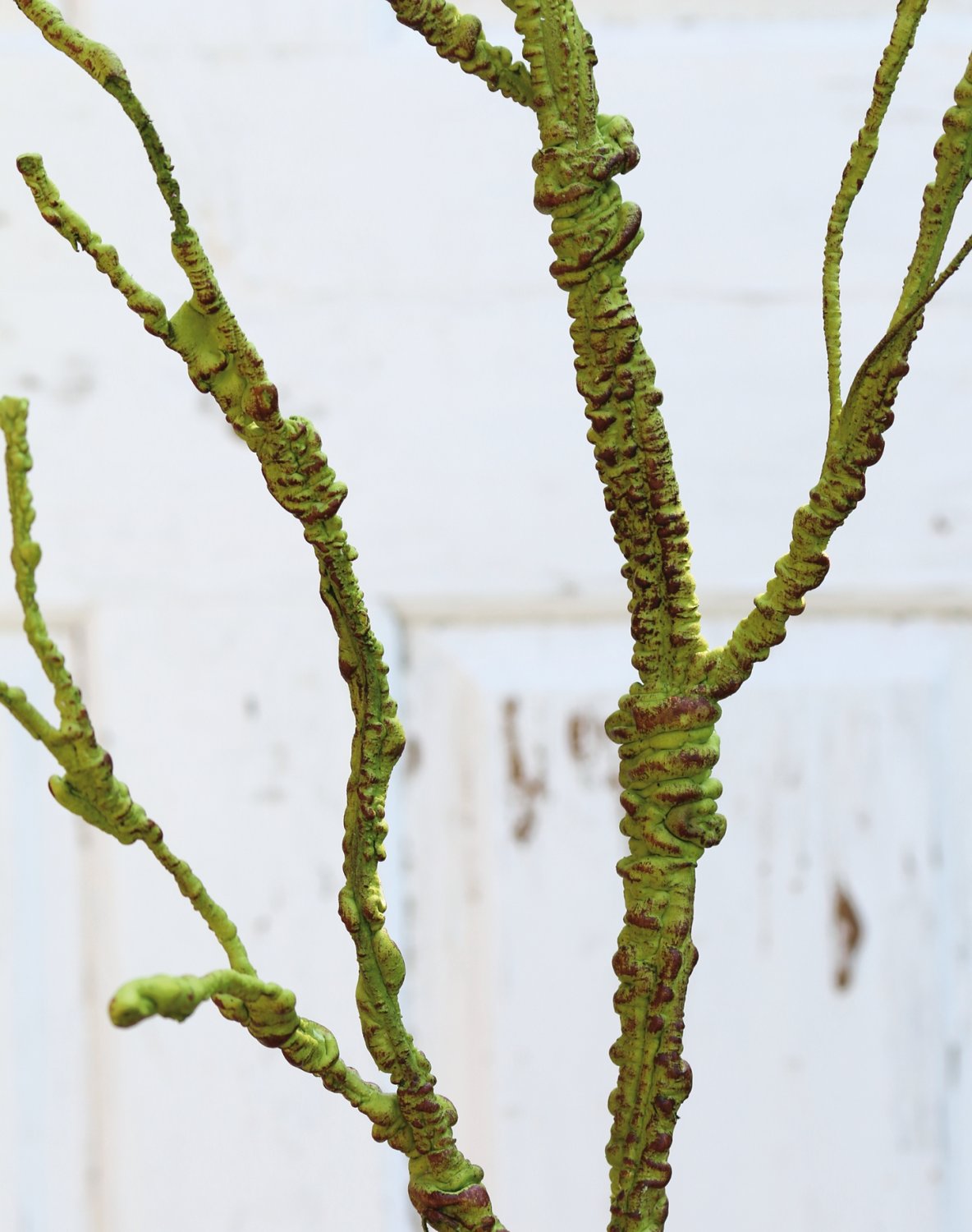 3399 883 a3 Искусственная декоративная веточка, 110 см, зеленая H-andreas  - Вид №2