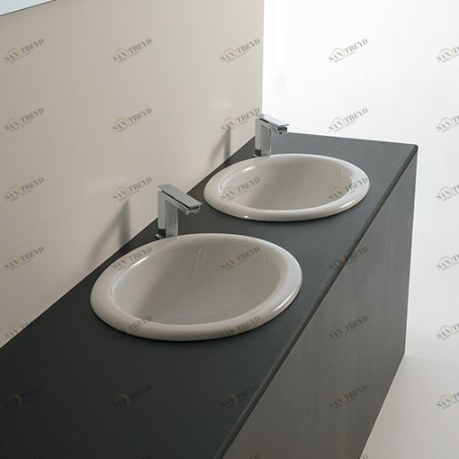 VNL001 Накладная раковина под столешницу  овальная ArtCeram 