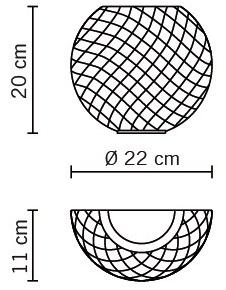Fabbian Хрустальный настенный светильник Diamond swirl sun-id-1464511 - Вид №3
