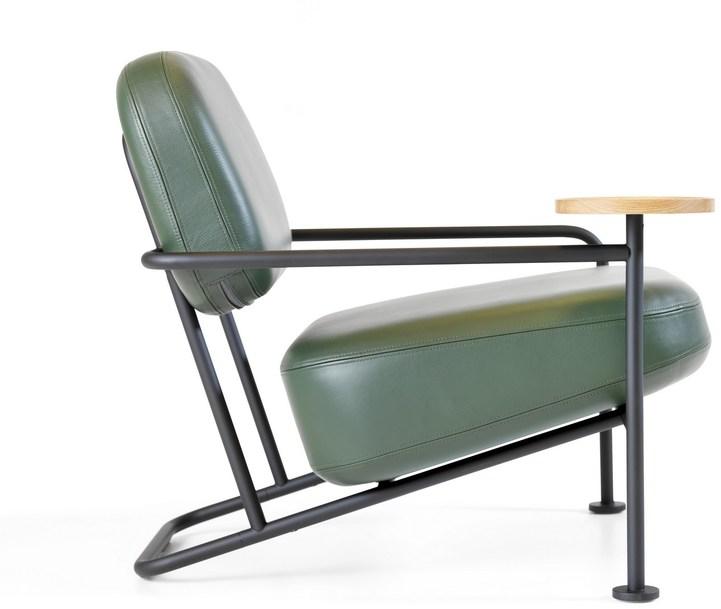 Blå Station Кожаное кресло с подлокотниками Åhus B30 Bla Station - Вид №8