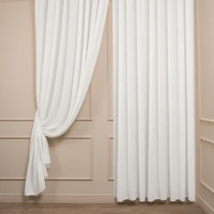 Тюль 1 п/м сетка Loom 300 см 240 г/м² цвет белый