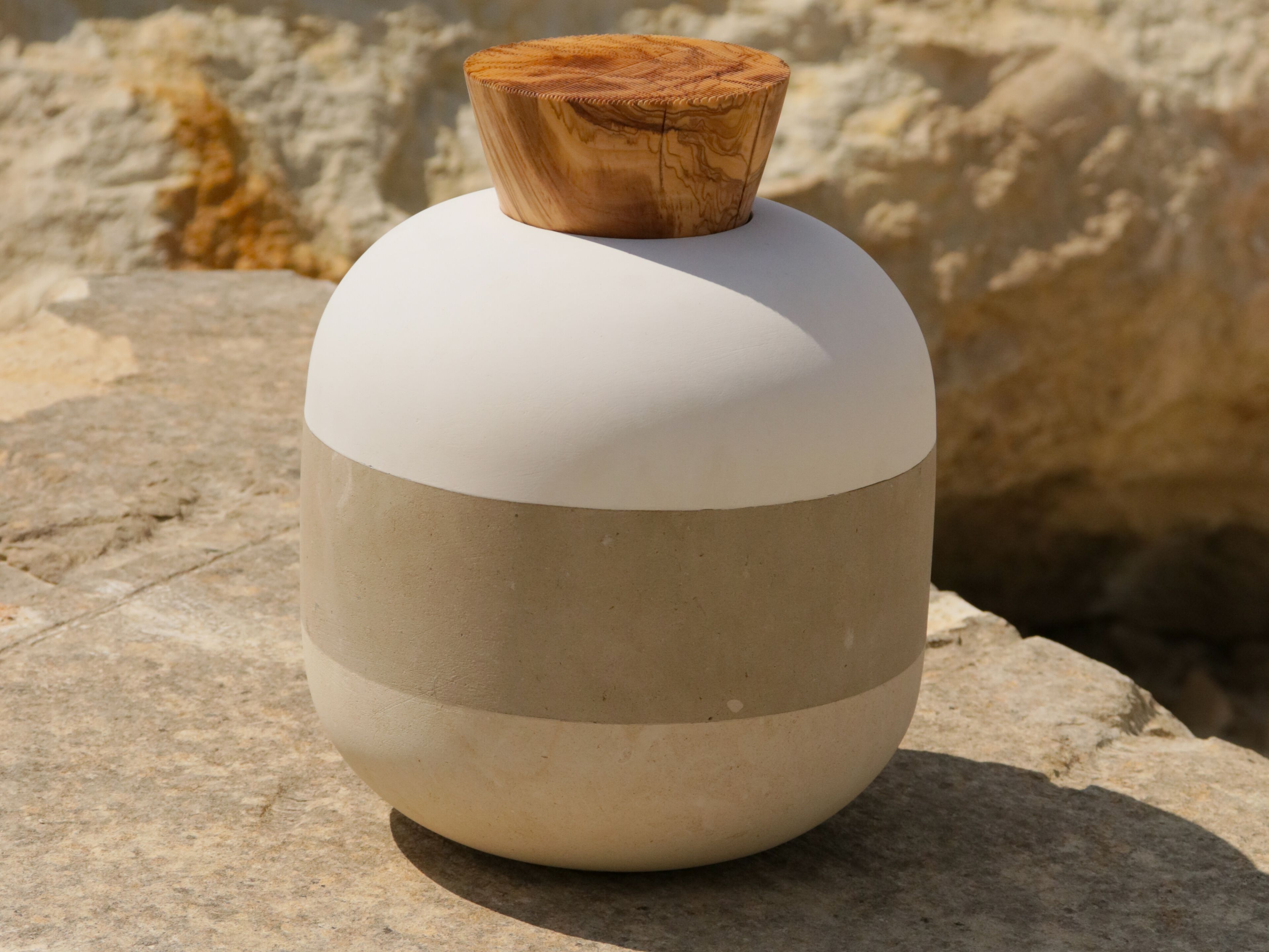 Контейнер для еды из камня Лечче и оливкового дерева PIMAR Rito ARCH-00114933 - Вид №14