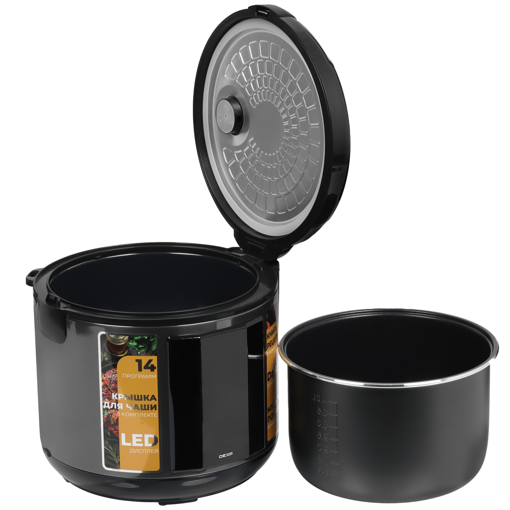 9070217 Мультиварка DEXP DMC-865S черный STDN-0059168 - Вид №6