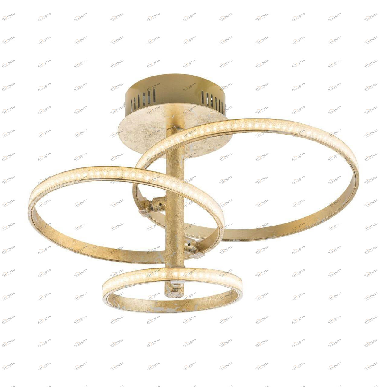 Потолочный светильник светодиодный золотой Wave 67822-24G GLOBO WAVE 00-3890577 Золото Ceramica Globo
