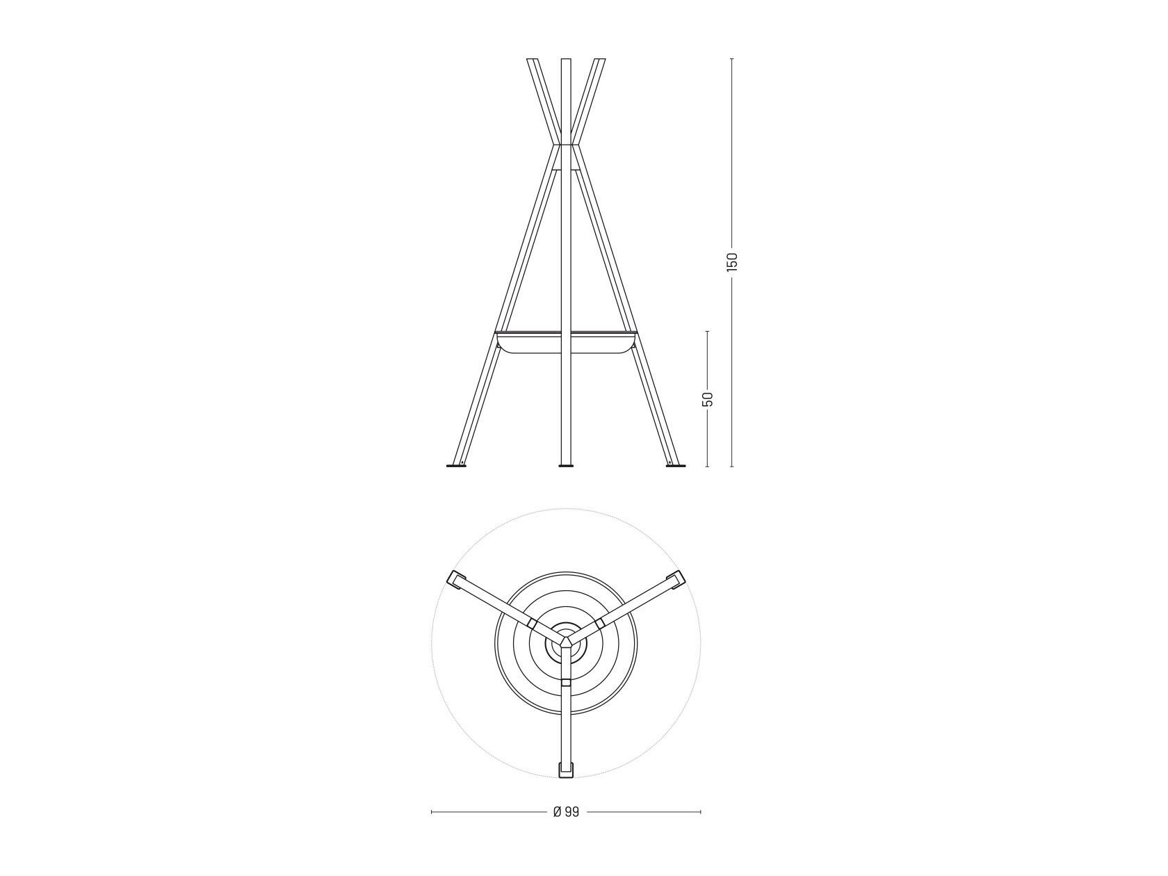 Алюминиевый светодиодный напольный торшер [LND] Unexpected ARCH-00117173 - Вид №6