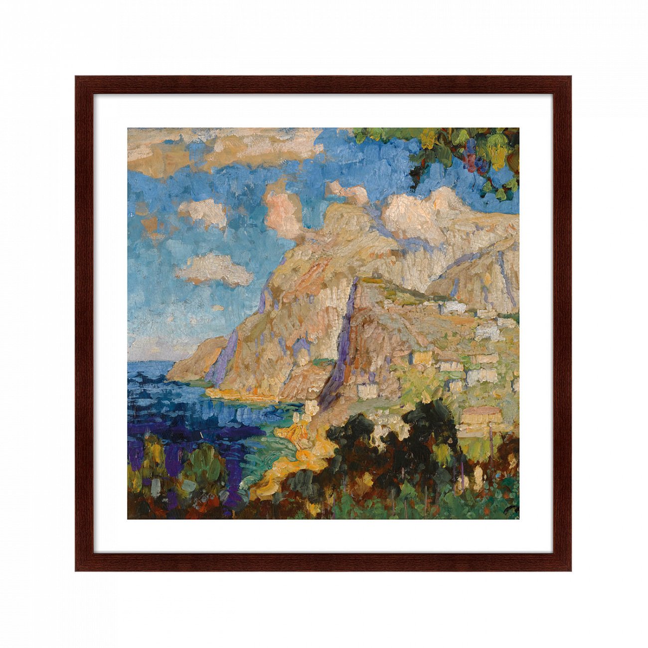 Картина: VIEW OF MONTE SOLARO, CAPRI, 1940г. КАРТИНЫ В КВАРТИРУ  264217 Разноцветный  - Вид №1