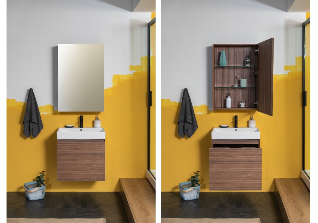 Мебель для ванной Aquanet Нью-Йорк 60 орех 00211659 - Вид №11