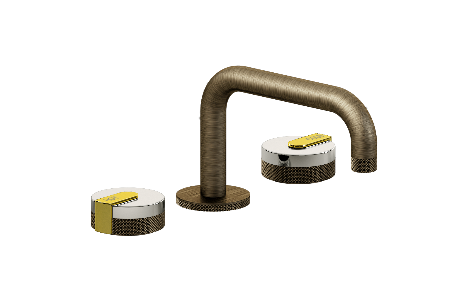 E-11510-R1PC-L1PB-VBB Смеситель для умывальника на 3 отвертия GRAFF MOD+