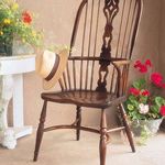 G121 Виндзорское кресло с высокой спинкой ijlbrown  - Вид №3