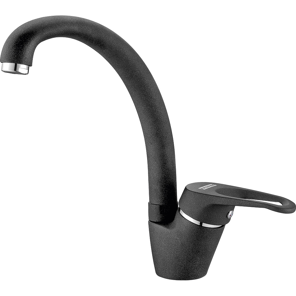 Смеситель кухонный  Franke Vega Поворотный излив Fragranite Оникс sun-id-1699074