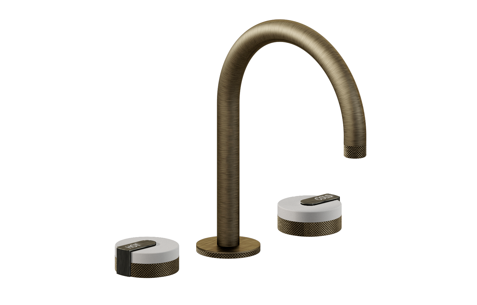 E-11512-R1WT-L1BOX-VBB Смеситель для умывальника на 3 отвертия GRAFF MOD+