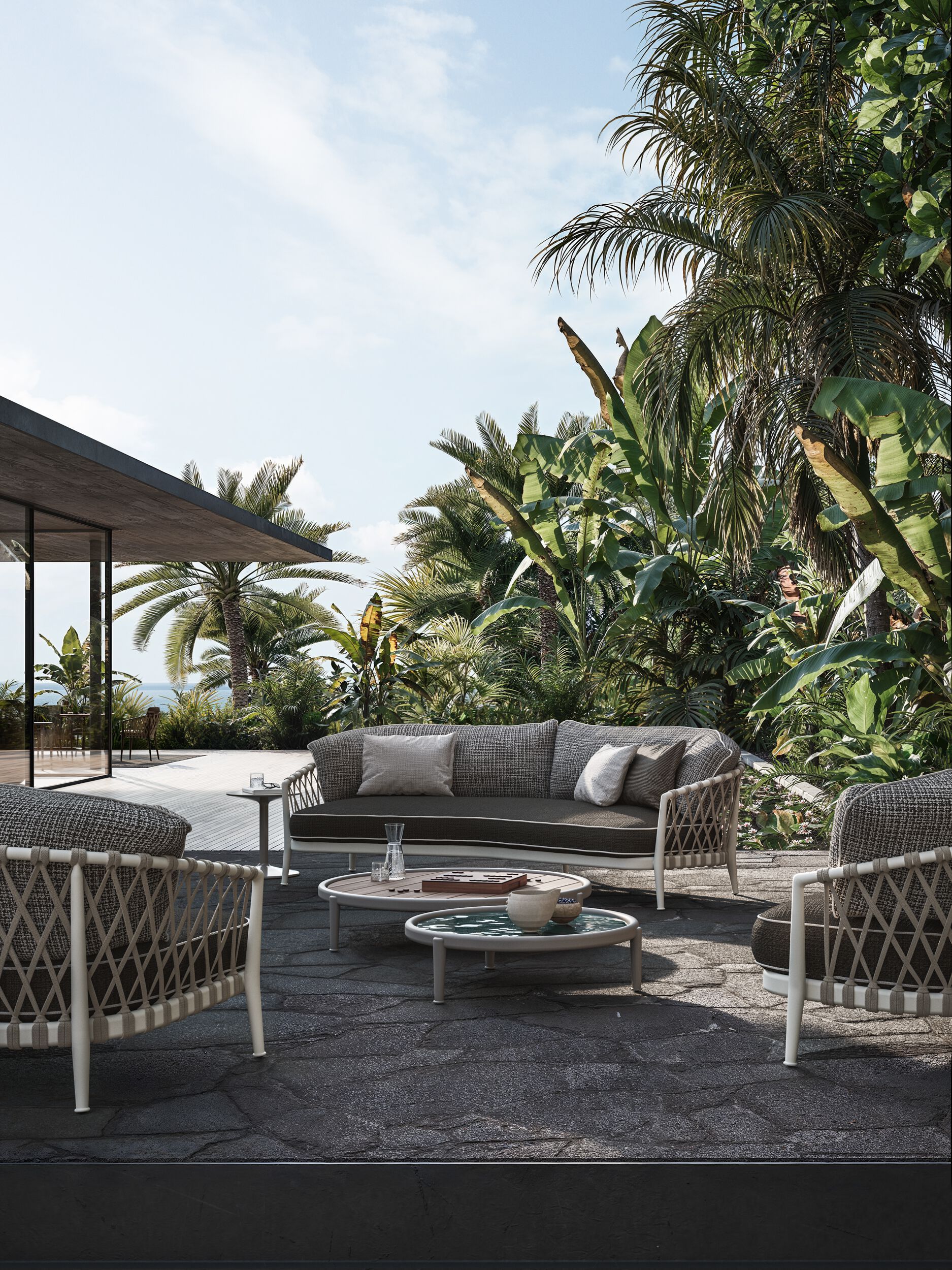 Изогнутый садовый диван B&B Italia Outdoor ARCH-00048908 - Вид №6