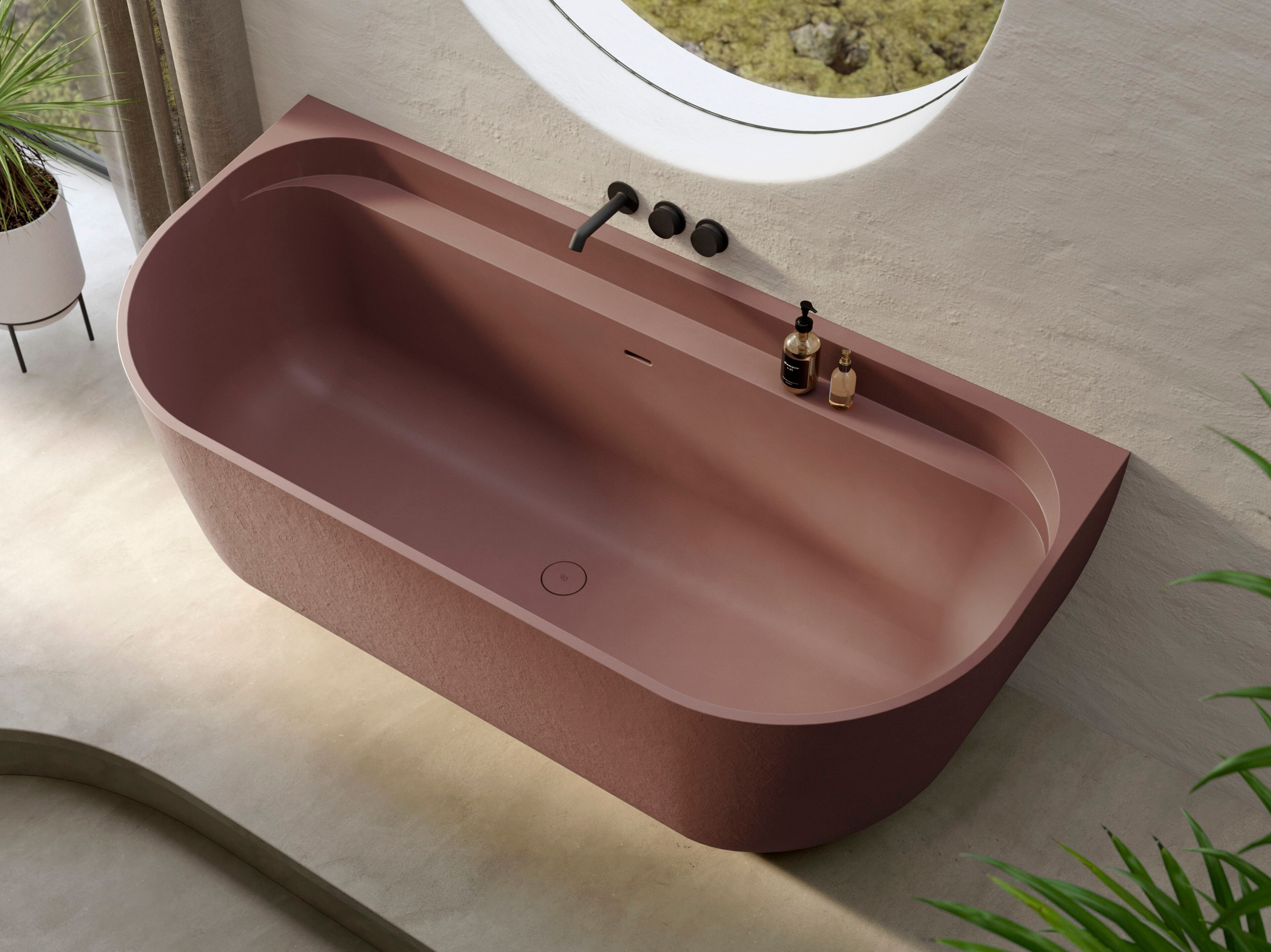 Овальная ванна в Акроне© Acquabella Slate ARCH-00051617