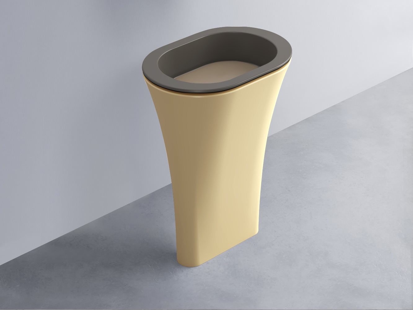 AMLA65-FN+AMPILO-AN+AMCOLO-CN Раковина Amedeo Ovale отдельностоящая cielo Enjoy + Amedeo Ceramica Cielo