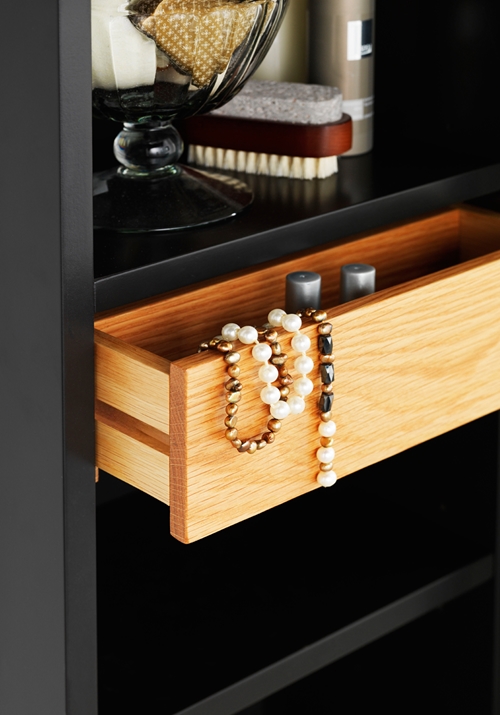 1590282 Край Высокий Шкаф Антрацитовый Серый Открываемый Открываемый Hafa  Антрацитовый  - Вид №1