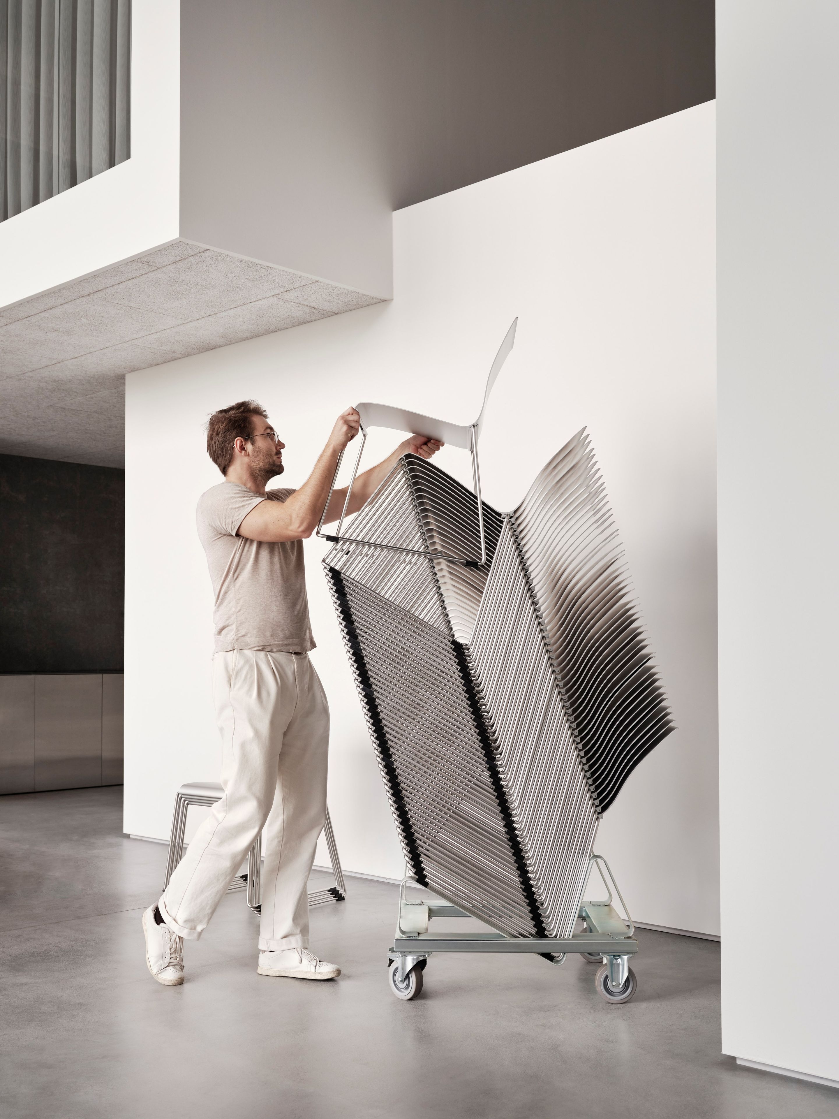 Штабелируемый стул для салазок Bla Station STING ARCH-00038786 - Вид №11