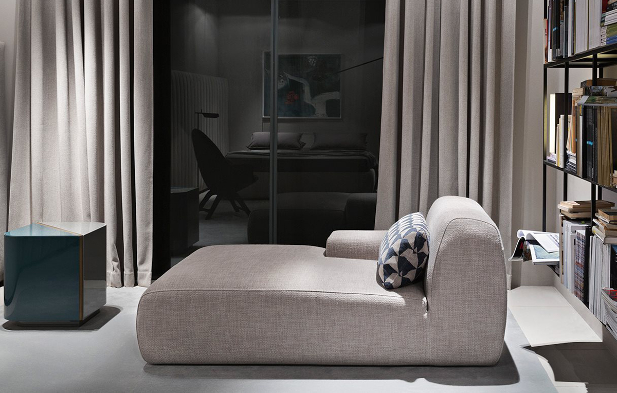 Кушетка  MERIDIANI NORTON chaise longue Live - Вид №1