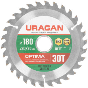 Диск пильный Uragan 36801-180-30-30_z01 9107725