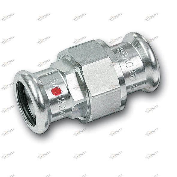 12433054 SANHA 24330 SANHA-Therm сгон ВПр-ВПр с плоск.упл. 54 мм 